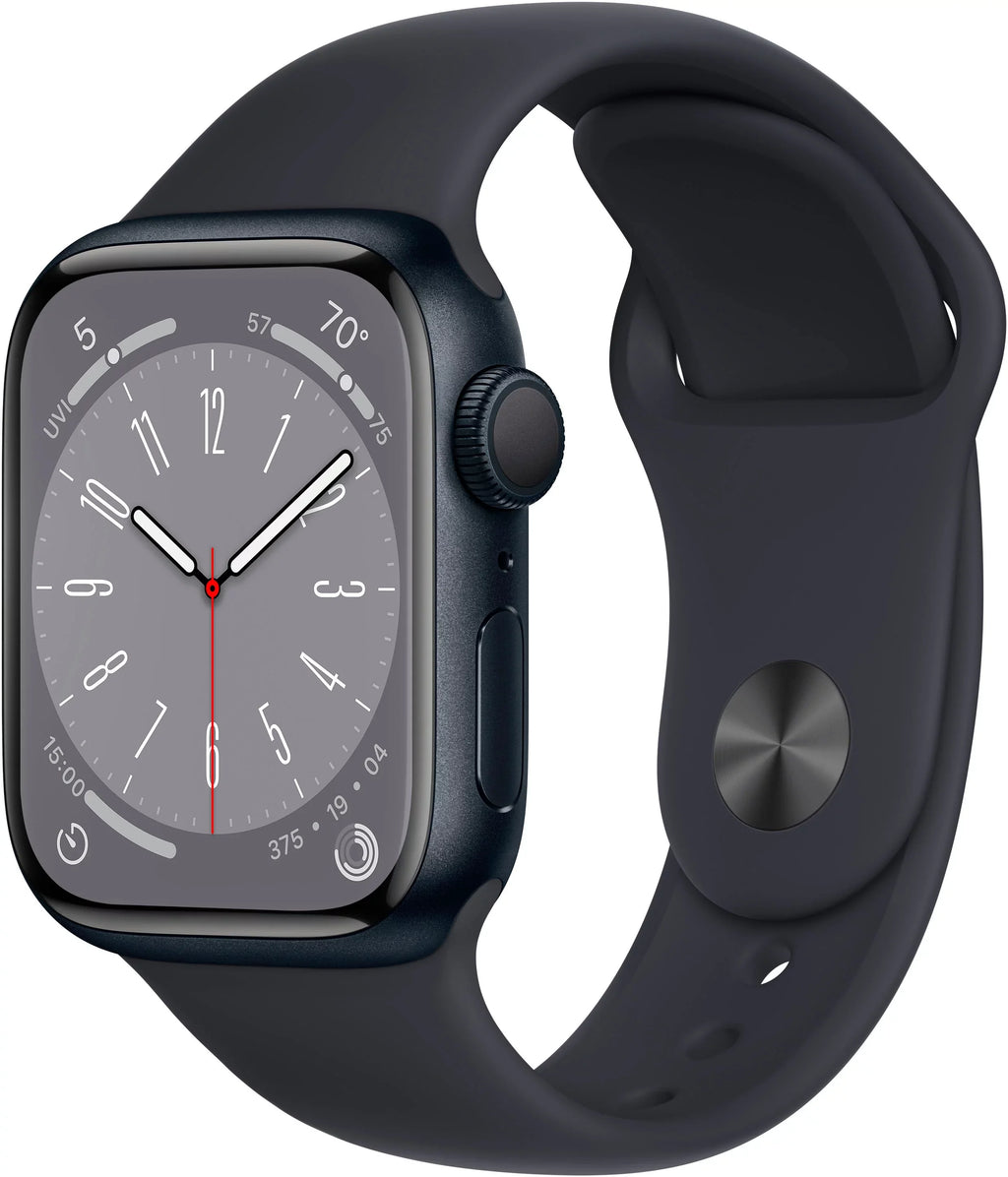 Restored  Watch Gen 8 Series 8 Cell 41mm Midnight Aluminum Midnight Sport Band MNU83LL/A (Refurbished)