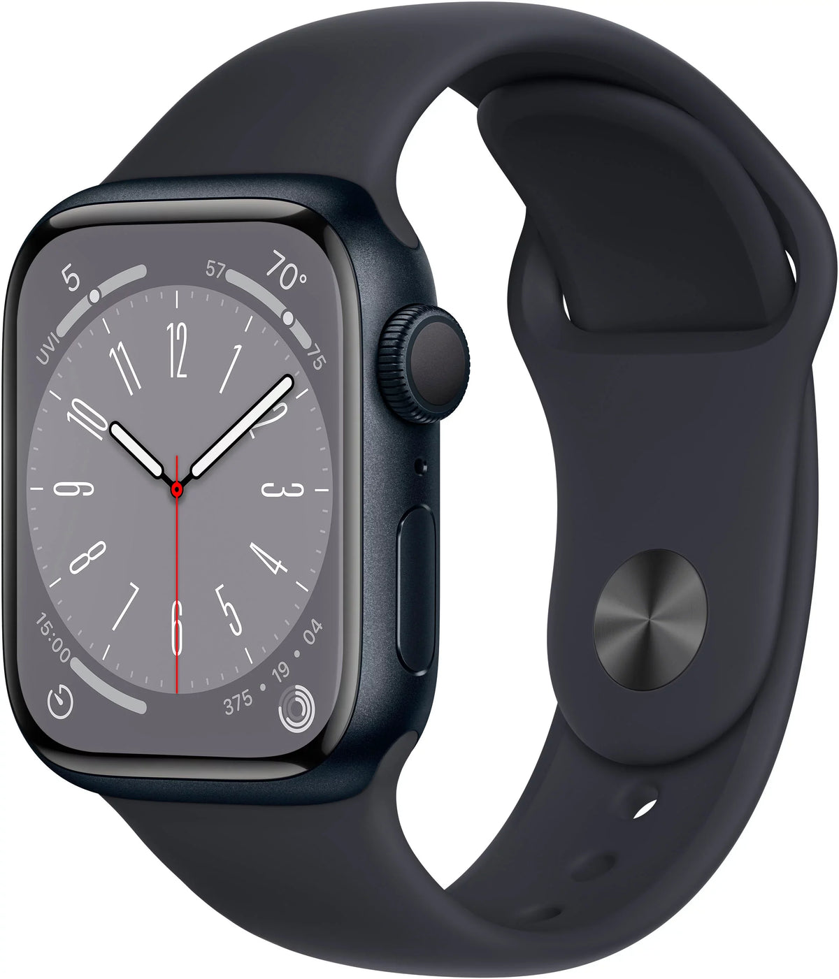 Restored  Watch Gen 8 Series 8 Cell 41mm Midnight Aluminum Midnight Sport Band MNU83LL/A (Refurbished)