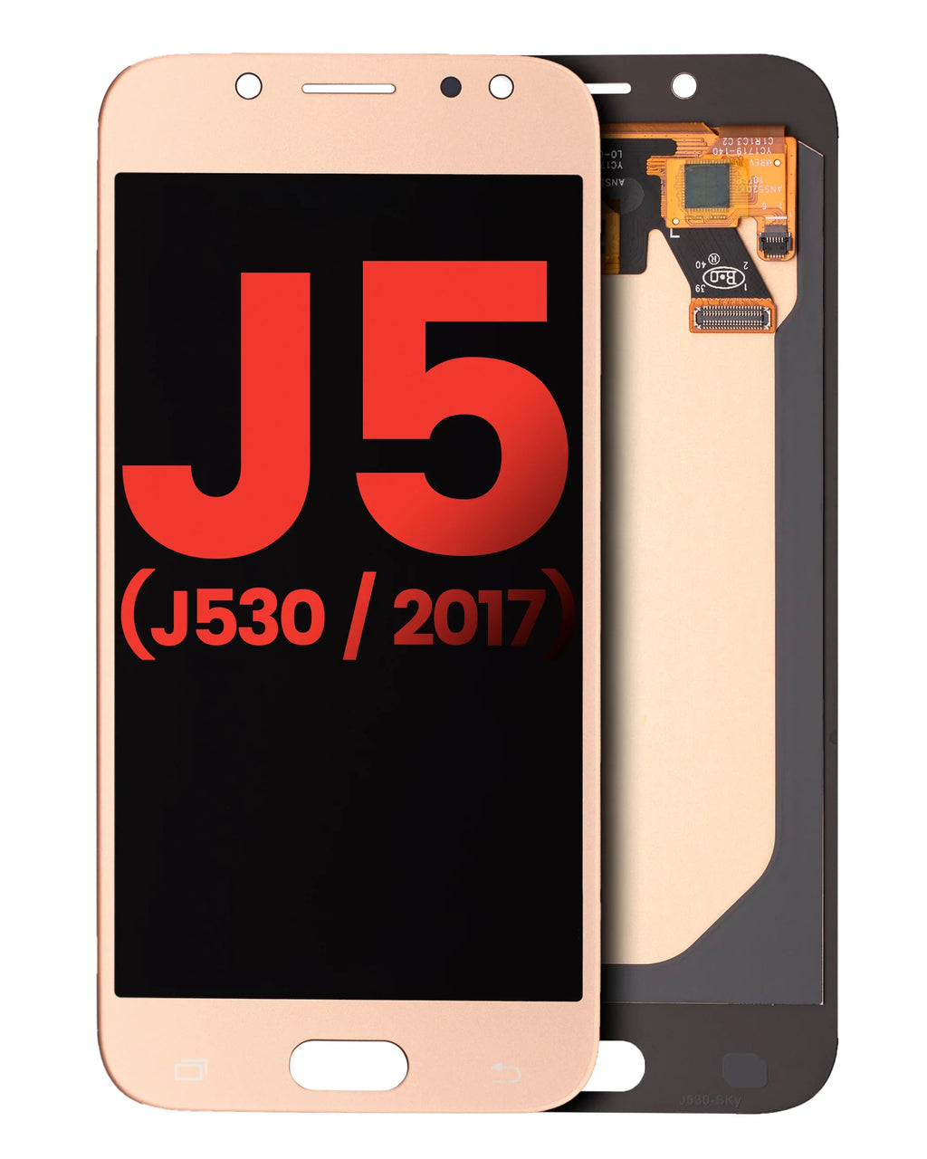Replacement OLED Assembly Without Frame appropriate For  Galaxy J5 / Pro / Duo (J530 / 2017) (Aftermarket Plus) (Gold)