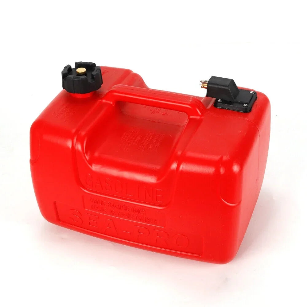 12L Plastic Oil Tank 3.2 Gallon Portable Outboard vessel Marine Fuel Gas Tank（no Tubing and Connector）