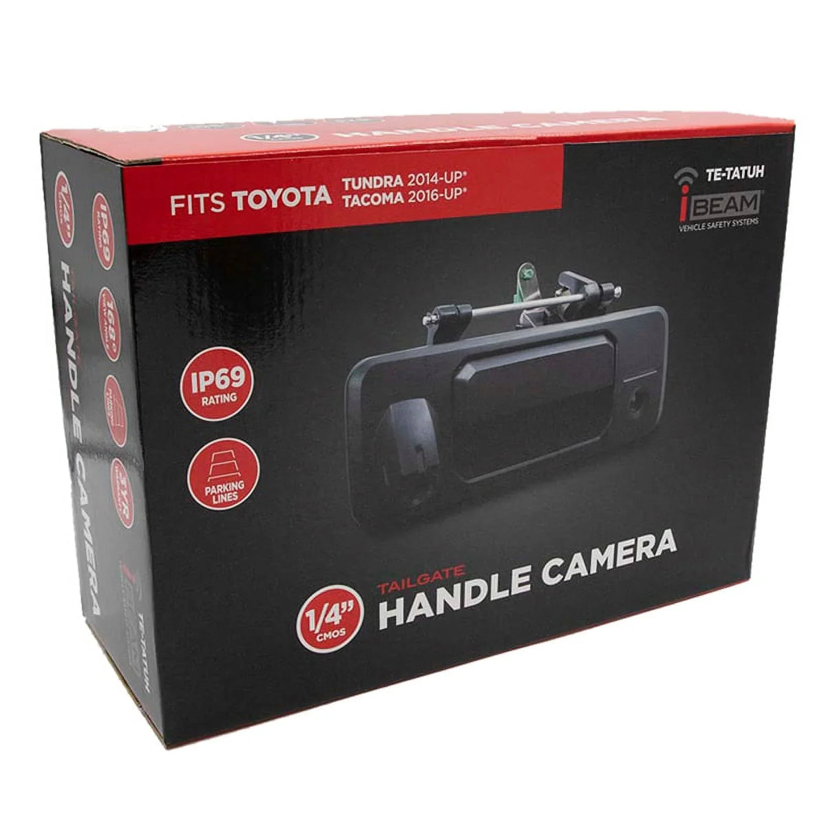 iBeam TE-TATUH Tailgate Handle Back-Up Camera for  Tacoma Tundra 2014-Up