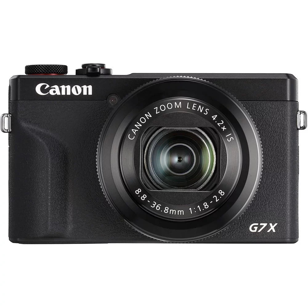 PowerShot G7 X Mark III Digital Camera (Black) + Extra Battery + Flash - 32GB Kit
