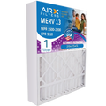 20x25x5 Air Filter MERV 13 Comparable to MPR 1500 - 2200 & FPR 9 appropriate with Honeywell FC100A1037 Premium USA Made 20x25x5 Furnace Filter 1 Single Filter by AIRX FILTERS WICKED CLEAN AIR.