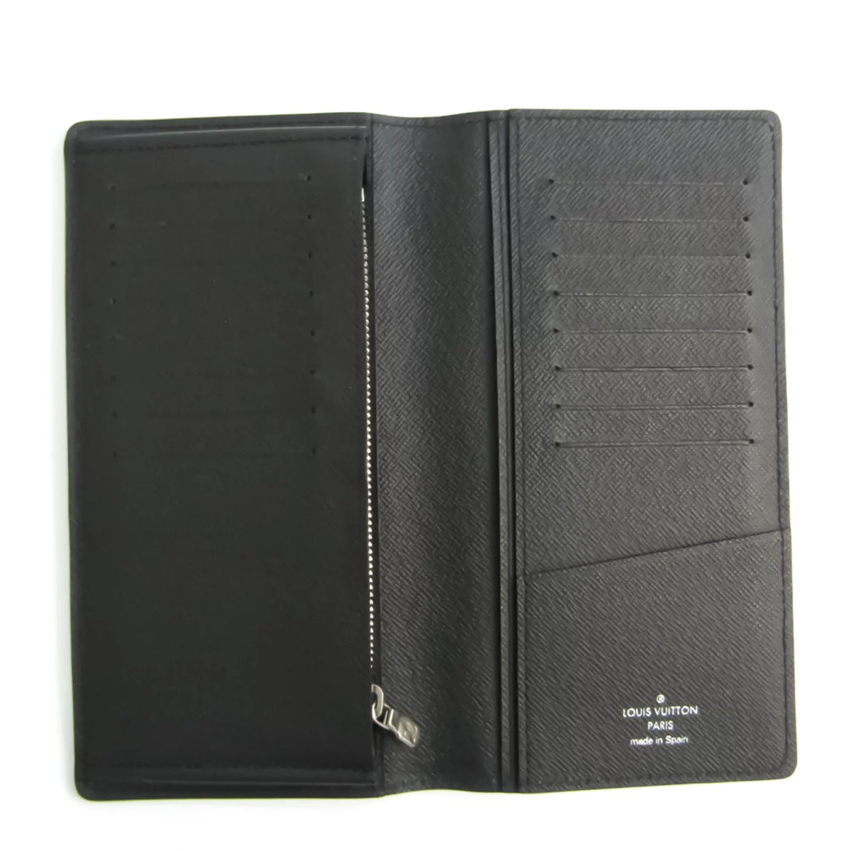 Pre-Owned Louis Vuitton Epi Portefeuille Brazza M60622 Men's Epi Leather Long Wallet (bi-fold) Noir (Good)