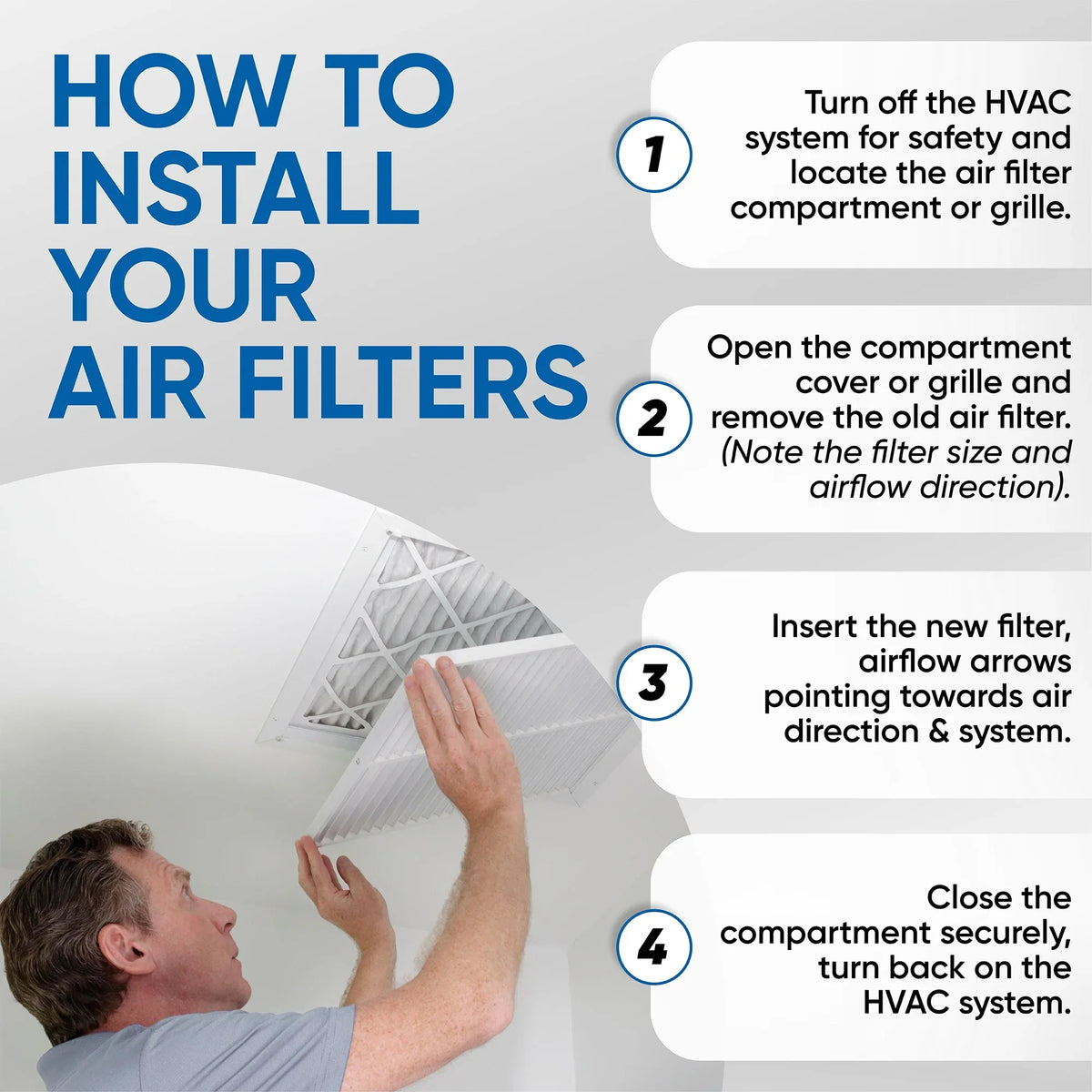 ( 3 Pack ) Exact Size: 11-3/8 x 23-3/8 x 3-3/4. 12x24x4 MERV 10 Pleated AC Furnace Air Filters by Glasfloss Industries