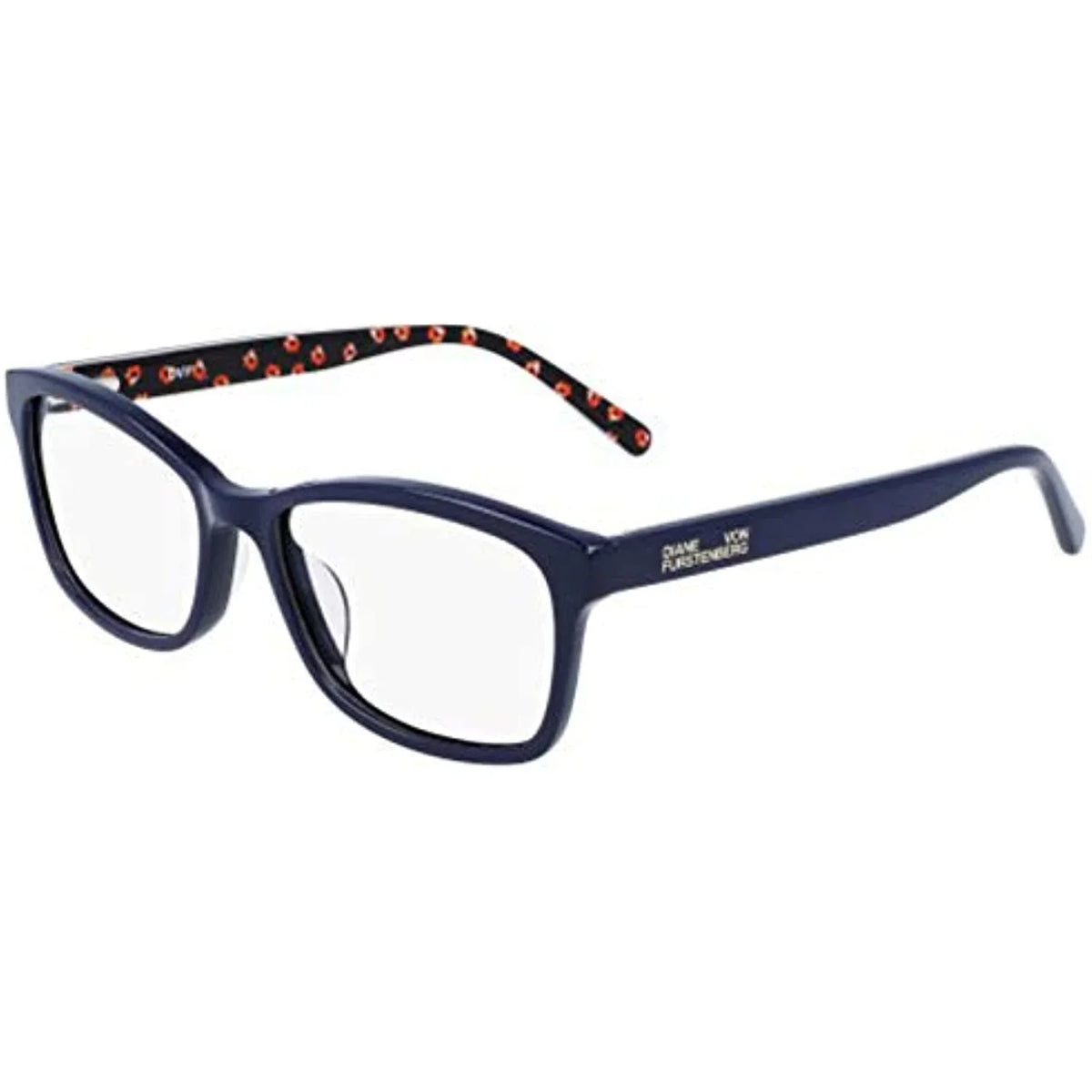 NEW Diane von Furstenberg DVF 5129 415 Navy Eyeglasses 52mm with DVF Case
