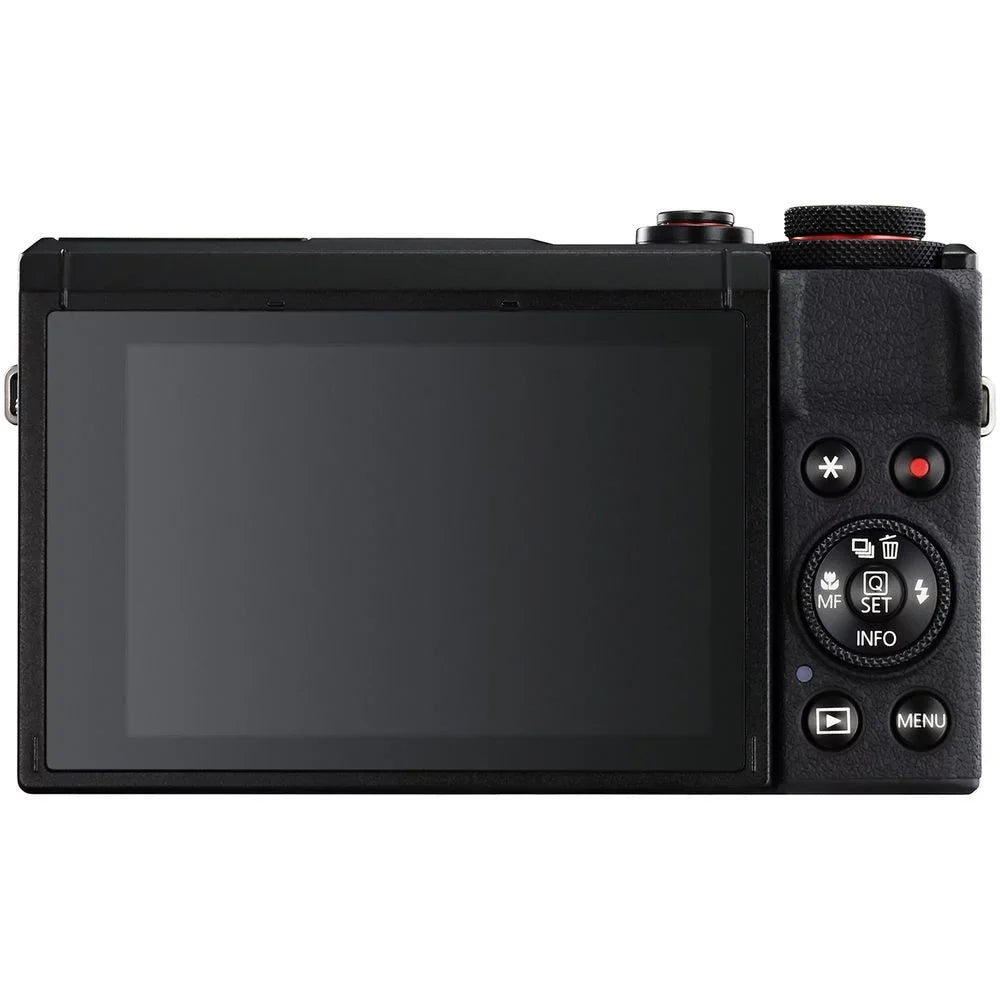 PowerShot G7 X Mark III Digital Camera (Black) + Extra Battery + Flash - 32GB Kit