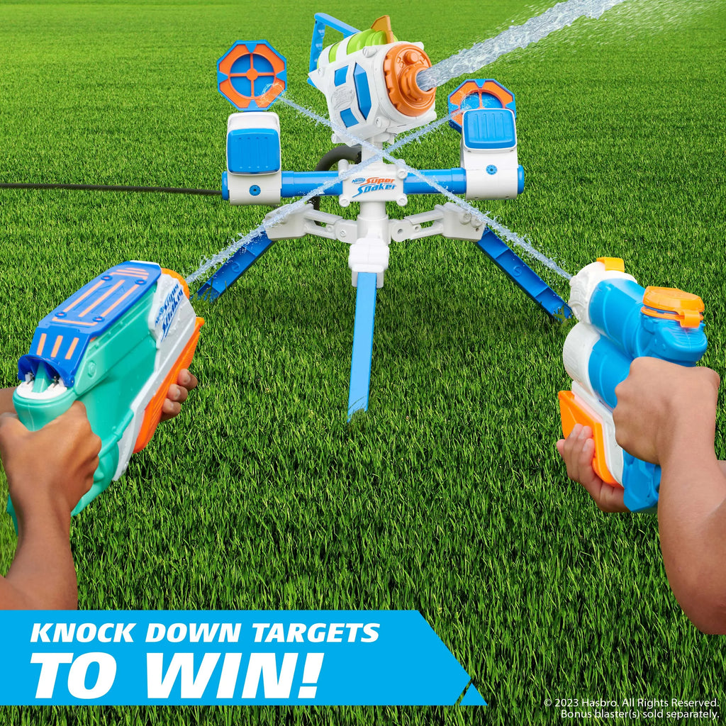 NERF Super Soaker RoboBlaster by WowWee – Automatic Soaker Blasting Machine Drenches You in liquid