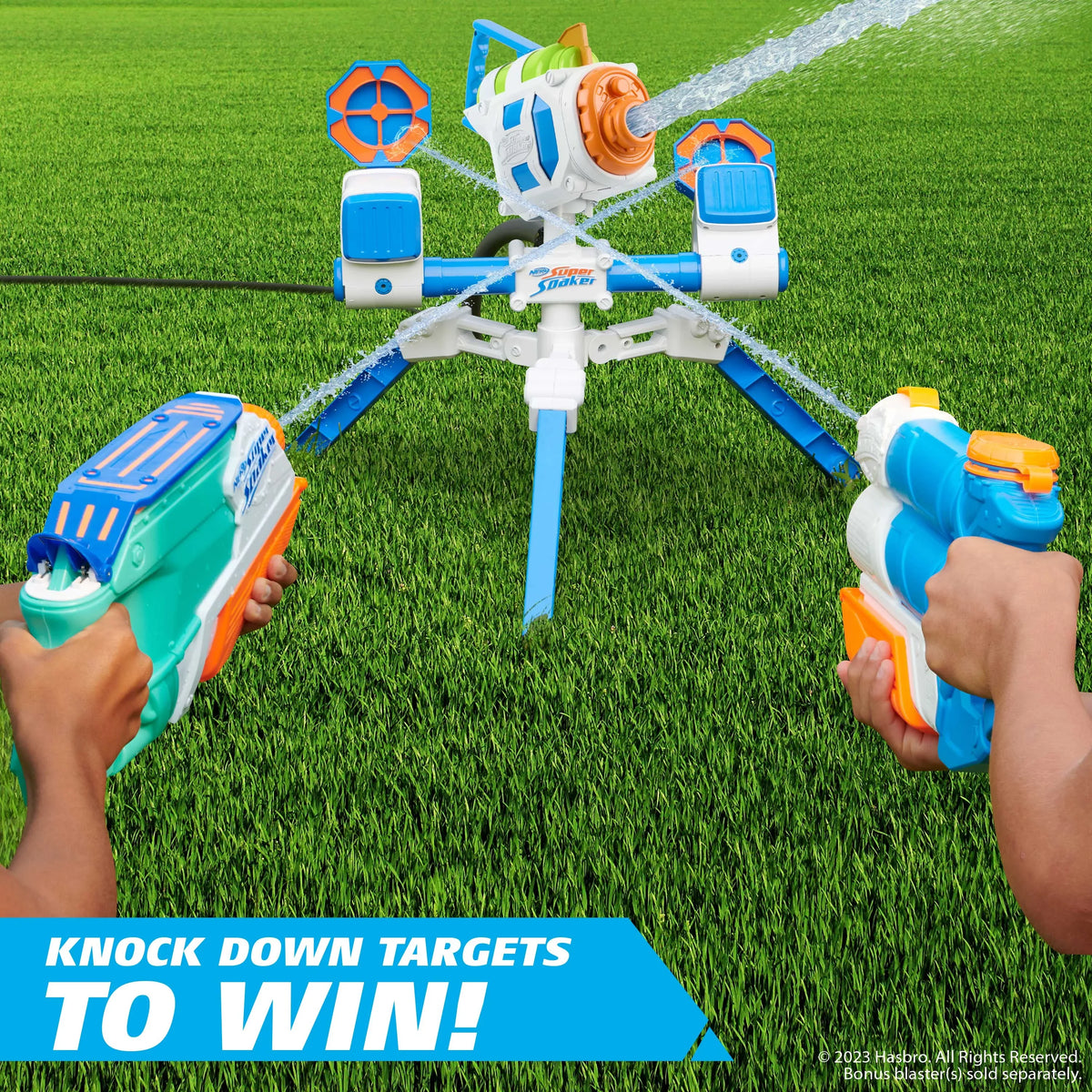 NERF Super Soaker RoboBlaster by WowWee – Automatic Soaker Blasting Machine Drenches You in liquid