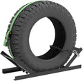 NIXFACE Semi Truck Tire Rack Spare Tire Carrier Tire Mount Tire Holder
