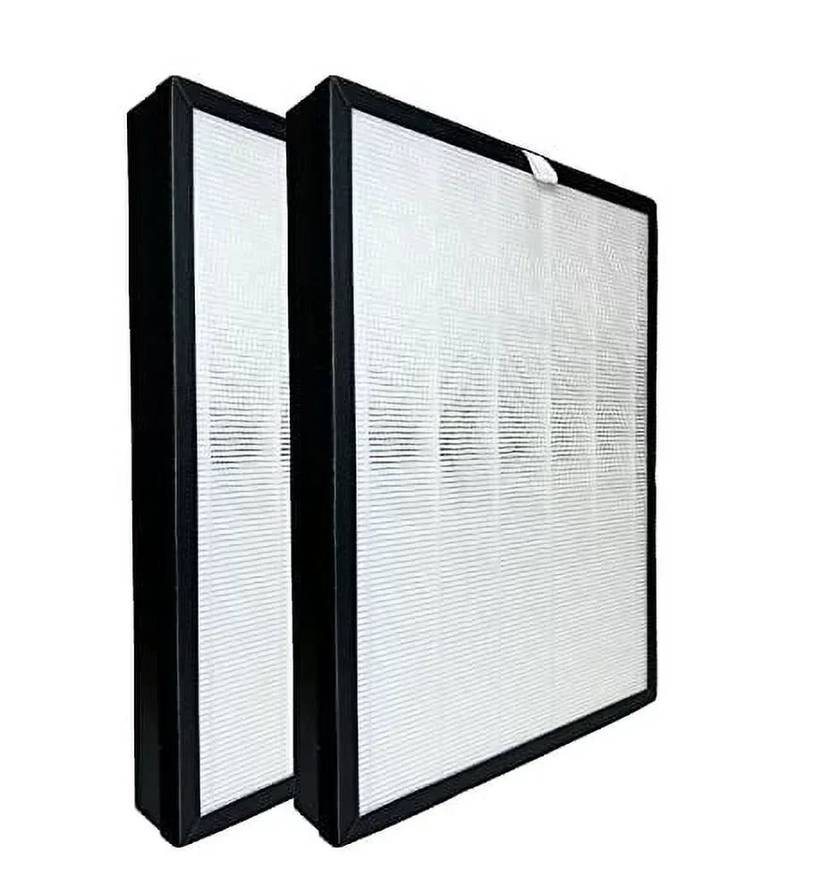 Nispira BKJ-33 3-in-1 True HEPA Filter Replacement For Colzer Air Purifier Remove Smoke Pet Smell, 2 Pack