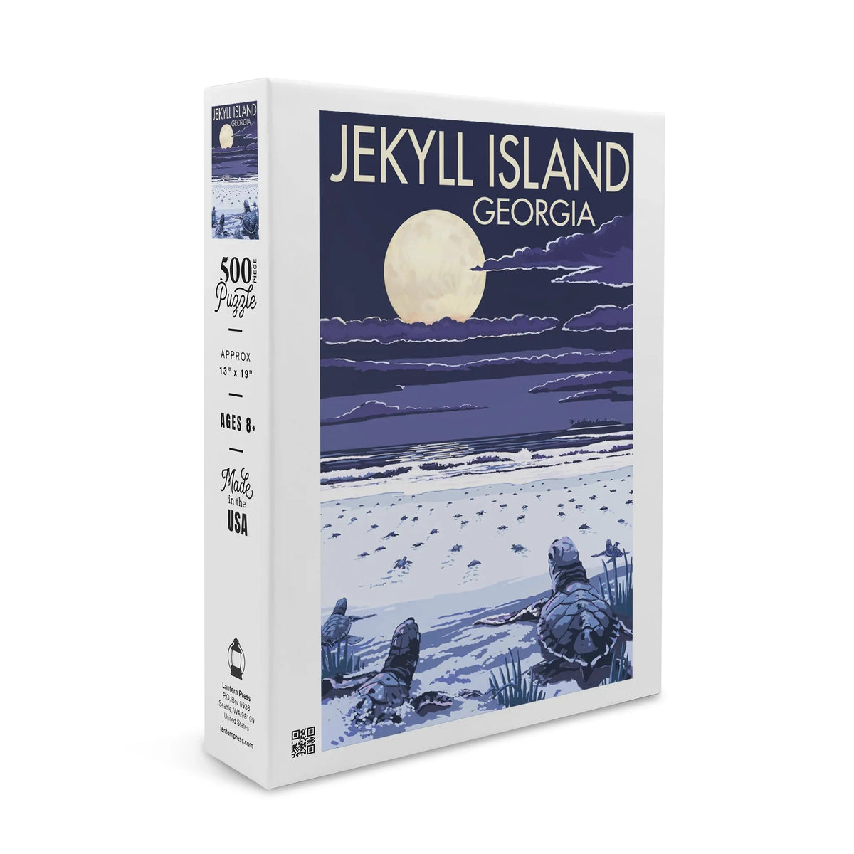 Jekyll Island, Georgia, Turtles Hatching (19x27 inches, Premium 500 Piece Jigsaw Puzzle for Adults and Family, Made in USA)