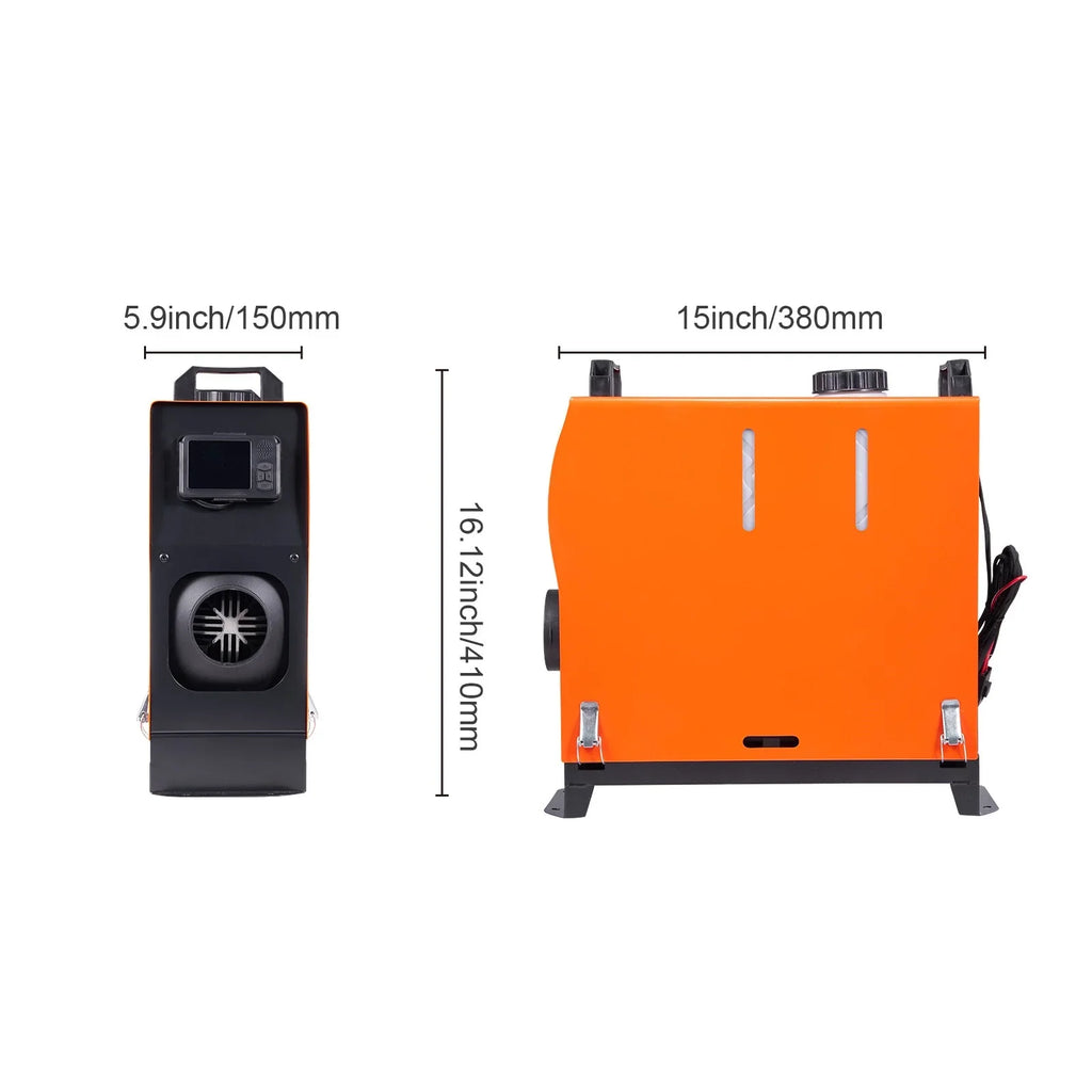 BENTISM 8 KW Diesel Air Heater, Bluetooth App Control All-on-one Diesel Heater with Automatic Altitude Adjustment, Remote Control and LCD, Portable Parking Heater for Home RV Trailer Camper Van craft